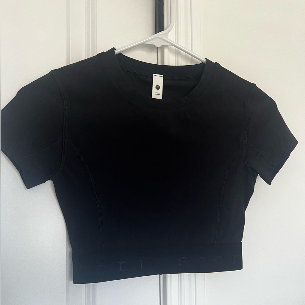 Black Stori Cropped Tee